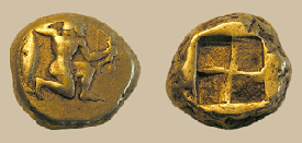 Монета 1 Статер Кизика. Найден в Никонии