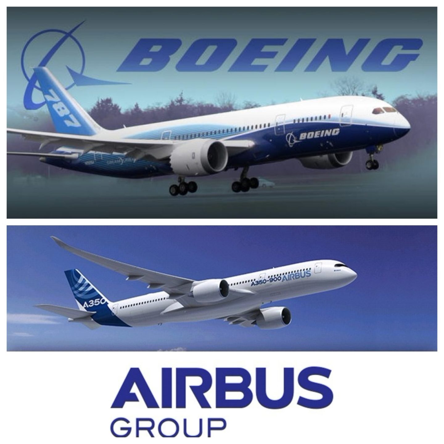 Boeing и Airbus