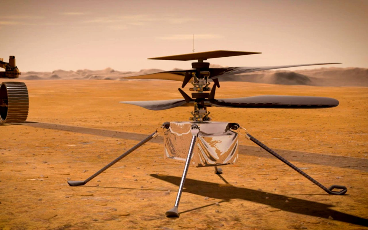 Гелікоптер НАСА на Марсі